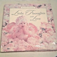 Vintage Anne Geddes Hardcover Baby Photos Book LITTLE THOUGHTS WITH LOVE 1998 picture