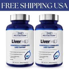 2 Packs 1MD Nutrition LiverMD - Liver Support Supplement New | Exp 11/2027 picture