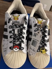 ADIDAS X POKEMON SUPERSTAR II PIKACHU WHITE MULTIPLE MEN’S 9.5M/10.5W picture