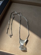 Antique-Designed 925 Silver Necklace by Nordic Finnish Designer - Couple's Style picture