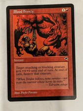 Blood Frenzy - Magic the Gathering MTG Tempest Nice picture