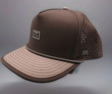 NEW Melin Hydro Odysea Rope Streamline Performance Snapback Hat - Raven picture