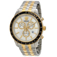 Versace Sport Chrono Quartz Silver Dial Men's Watch VEZCA0624 picture