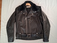 1960s Harley Davidson Cycle Champ Leather Motorcycle Jacket 44 USA picture