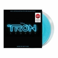TRON Legacy Soundtrack by Daft Punk / Various Artists (2-LP Blue Vinyl, 2021) picture