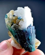 73 Carat Indicolite Tourmaline Crystal Specimen On From Afghanistan picture