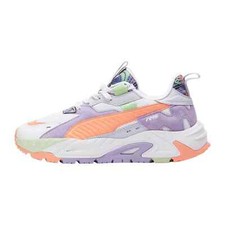 Puma RS-Trck Feelin Extra Wns Lace Up Sneakers Casual Shoes White-Orange-Violet picture