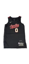 Nike Portland Trailblazers Damian Lillard Men Size Small City Edition Jersey picture