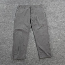 Patagonia Pants Mens 38x30 Gray Four Canyons Twill Organic Canvas Hike Outdoors picture