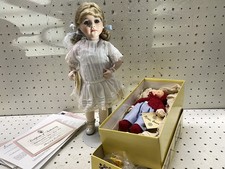 Vintage Lawton Katherine & Kathe Kruse Classic Playthings 13in Porcelain Set picture