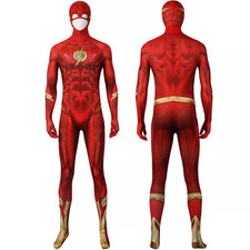 Flashpoint Flash Barry Allen 3D Printing Hero Jumpsuit Halloween Cosplay Costume picture