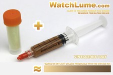 VINTAGE WATCH LUME LUMINOUS PASTE KIT GLOW IN THE DARK DIY LUME FOR WATCH HANDS picture