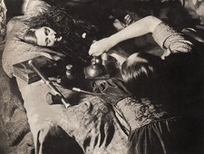 1931/76 Vintage BRASSAI Paris Opium Drug Addict Woman Smoking Pipe Art On 11X14 picture