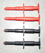 Genuine Fluke Heavy Duty Insulated Alligator Clips - Two Pairs picture