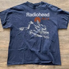 Radiohead Kid A T Shirt Mens Y2K Band Tee Graphic Cotton Unisex S-3XL picture