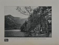 Antique Echo Lake New Hampshire Art Print 1902 Boston & Maine Rail Road picture