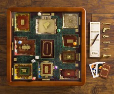 Clue Luxury Edition Wood Wooden Collector's Board Game New Premium Collectible picture