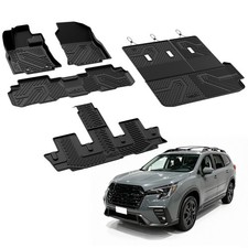 TPE Floor Mats Trunk Cargo Liner for 2019-2026 Subaru Ascent 7 Seats Bucket Seat picture