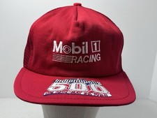 Vintage 1988 Mobil 1 Racing Indianapolis 500 snapback adjustable dad hat cap picture