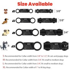 Pet Tag Personalized Slide-On Collar Pet ID Tag, Dog Cat Tag with Name Dog Tag picture