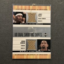2002-03 Upper Deck - Ud Dual Shooting Shirts Juwan Howard, James Posey #JP/JH-S picture
