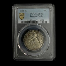 1915-S US Half Dollar Panama-Pacific Exposition PCGS XF40 -E1610 picture