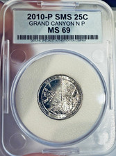2010-P America the Beautiful Grand Canyon ~ Beautiful SMS Coin ~ Nice picture