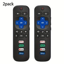 2pack Remote Control Replacement for All Roku TV TCL/Hisense/Onn Roku picture