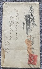 1898 Mead Cycle Company Bicycles Chicago IL Postmarked DPO East Galway NY Cover picture