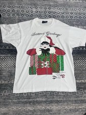 Vintage Single Stitch Carol Joseph Christmas Art Tee Rhinestone picture
