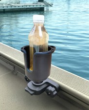 Brocraft Boat 90 Degree Gunnel Track Drink Holder / Lund sport Track cup holder picture