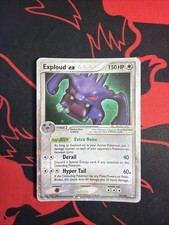 2006 Pokemon EX Crystal Guardians Exploud ex 92/100 Ultra Rare DMG/Creased picture