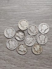 1919-D Mercury Dime 90% Silver (1 Coin) picture