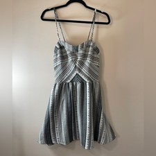 Aeropostale Dress Juniors Small Petite Green Aztec Mini Twee Cute picture
