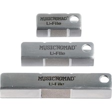 Music Nomad MN813 Diamond U-File Guitar Fret Leveling Set, 3-Pack picture