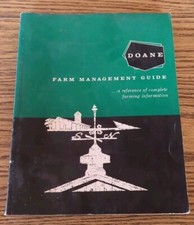 Vintage 1962 Doane Farm Management Guide Complete Farming Softcover Book 398 Pgs picture