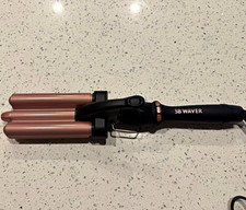 Beachwaver Triple Barrel Waver 95W Black/Rose Gold Model BW30020 picture