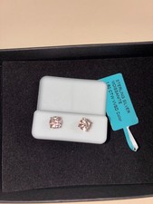 1.60 CTW Sterling Silver Moissanite Stud Earrings – New picture