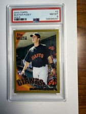 Topps 2010 Buster Posey #2 Gold /2010 RC San Francisco Giants PSA 8 picture