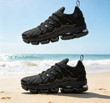 TN Plus Triple Black New Nike Air Vapormax men's shoes picture