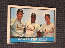 1961 Topps Power For Ernie-Daryl Spencer/Bill White/Ernie Broglio #451 picture