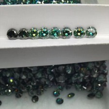 Multicolor Moissanite Loose Stone Round Gemstone VVS1 Pass Diamond Tester W. GRA picture