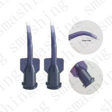 100x Screw Brush Syringe Delivery Tips Liner Appliator Dental Infusor Needle Tip picture