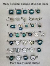Sale set from 2-4 pcs charms of Philadelphia Eagles Football team, Many designs picture