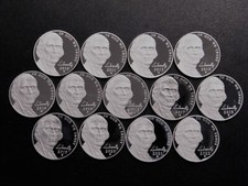 2010-2025 S Jefferson Nickel Choice to Gem Cameo Proof Run 16 Coin US Mint Lot. picture