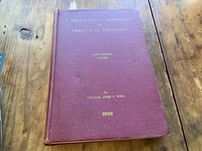 A Horseman’s Handbook On Practical Breeding By John F. Wall 1950 3rd Edition picture