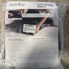 EARTHING Brand Pillow Cover Kit NEW Grounding Conductive Clint Ober Black Std picture