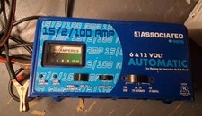 Vintage Associated Equipment Model 9090 Battery Charger 6V & 12V / 15/8/100 Amp picture