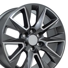 Single(1) 20x9 Gunmetal 14034 Wheel 6X139.7 Fits GMC Sierra Yukon picture