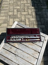 Yamaha Allegro YFL-371 Intermediate Flute 925 Solid Silver Head, Gold Lip + Case picture